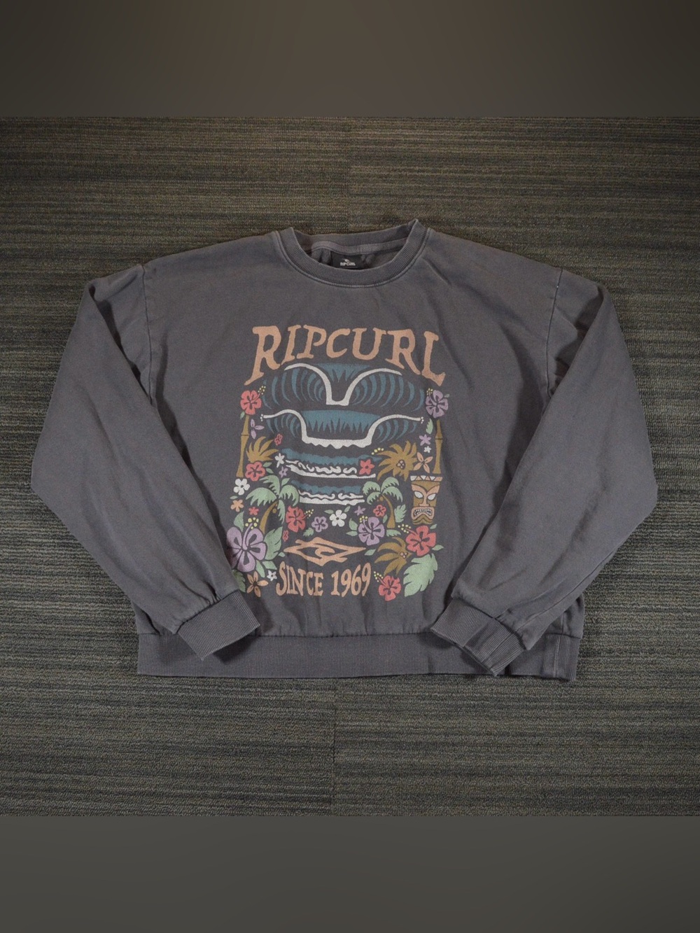 Rip Curl Tiki Tropic Relaxed Crew Women’s Medium